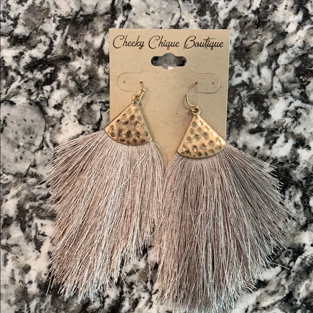 Tassel earrings- new never worn